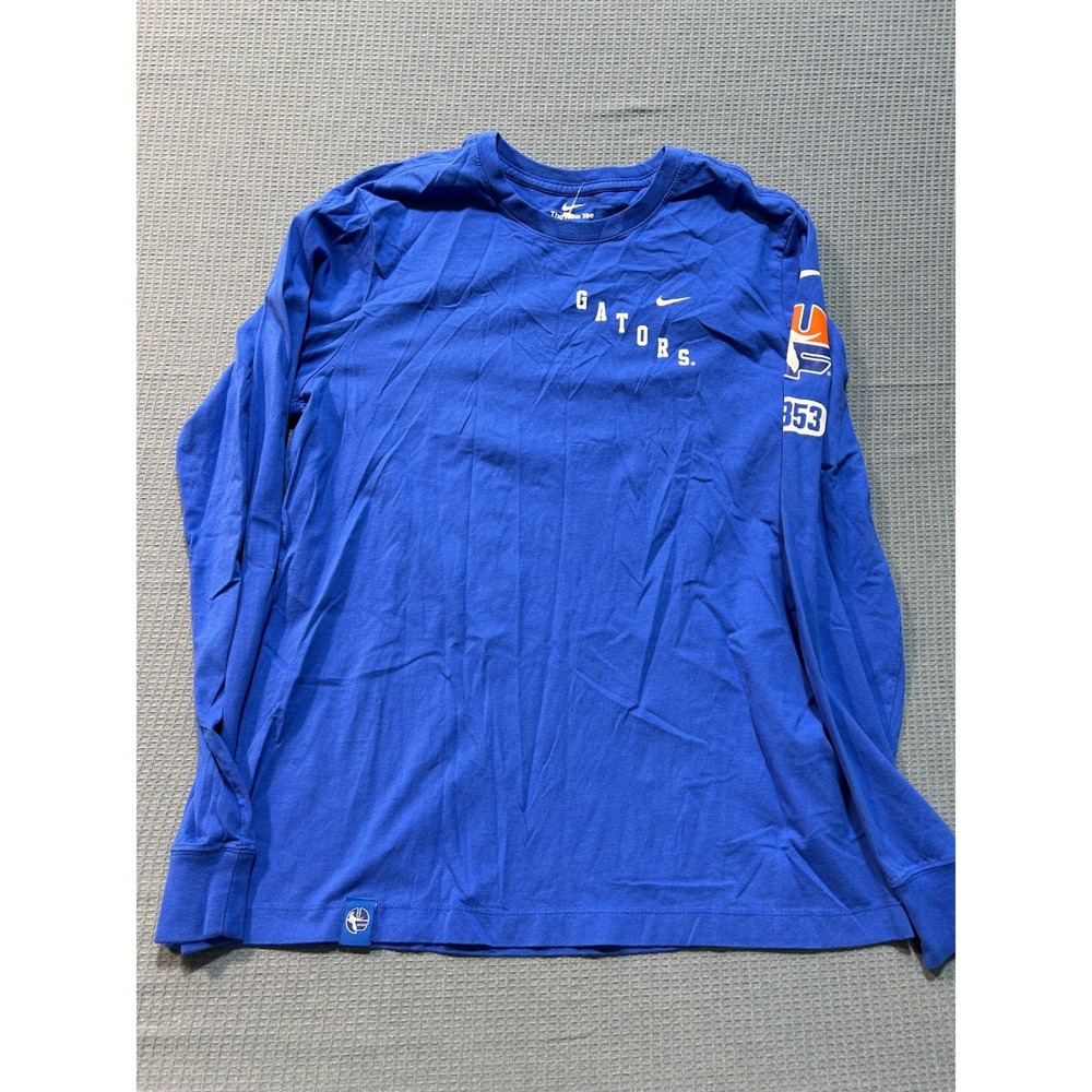 Nike Long Sleeve T-Shirt Florida Gators Jumpman Mens Large Blue